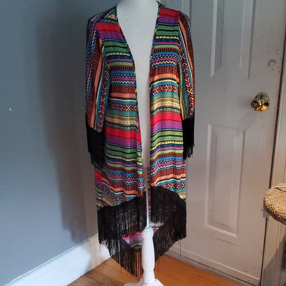Love Tease Red and Green Cardigan Sweater